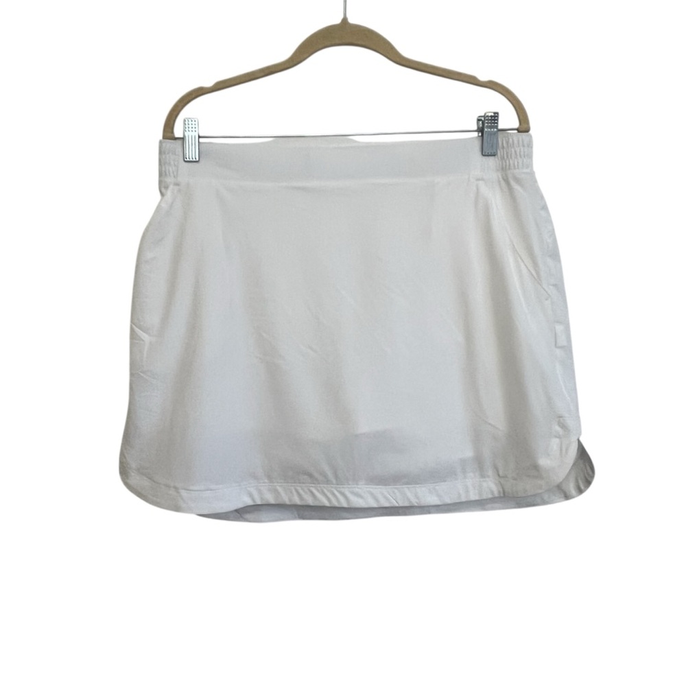 NWT CALIA Birdie Mini 16 Inch Golf Skort White Women’s Size Large